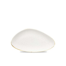 Churchill UK Stonecast Barley White Triangle Chefs Plate, 35.5
