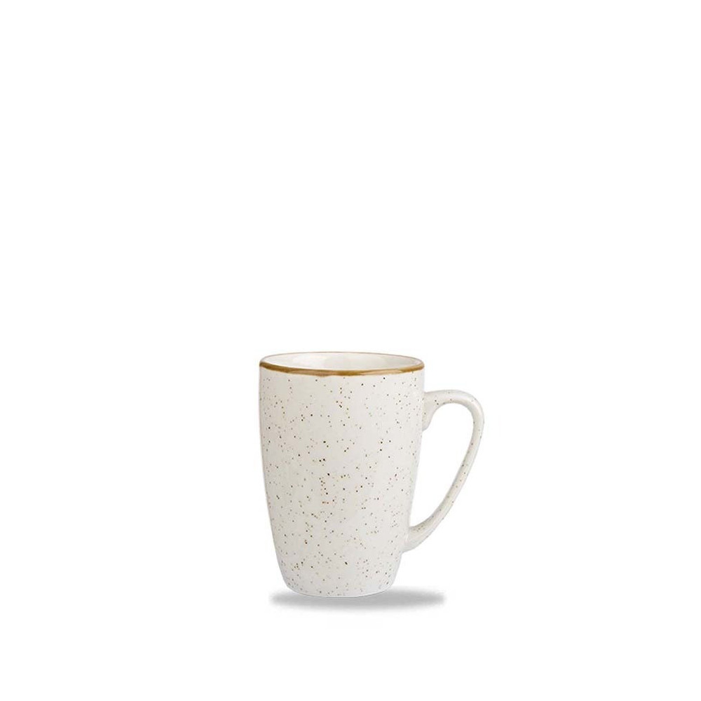 Churchill UK Stonecast Barley White Cappuccino Cup 34Cl Box 12