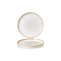Churchill UK Stonecast Barley White Walled Plate 10 2/8 Inch