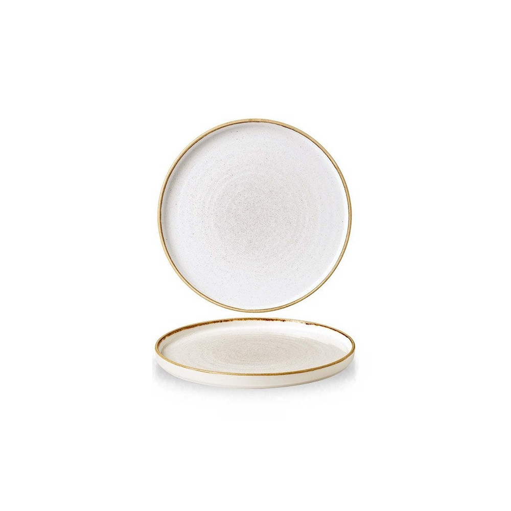 Churchill UK Stonecast Barley White Walled Plate 10 2/8 Inch
