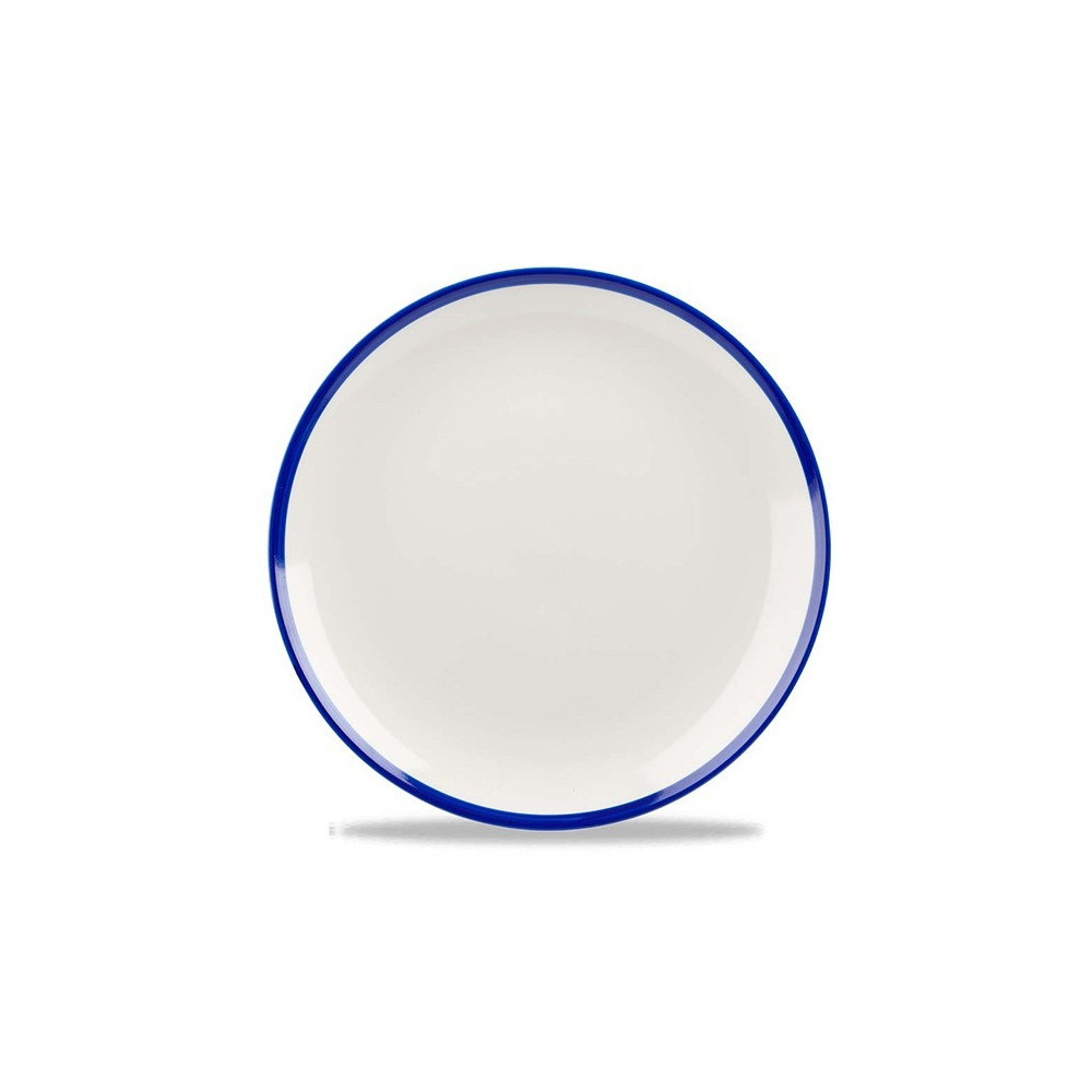 Churchill UK Retro Blue Coupe Plate 8.6 Inch Box 12