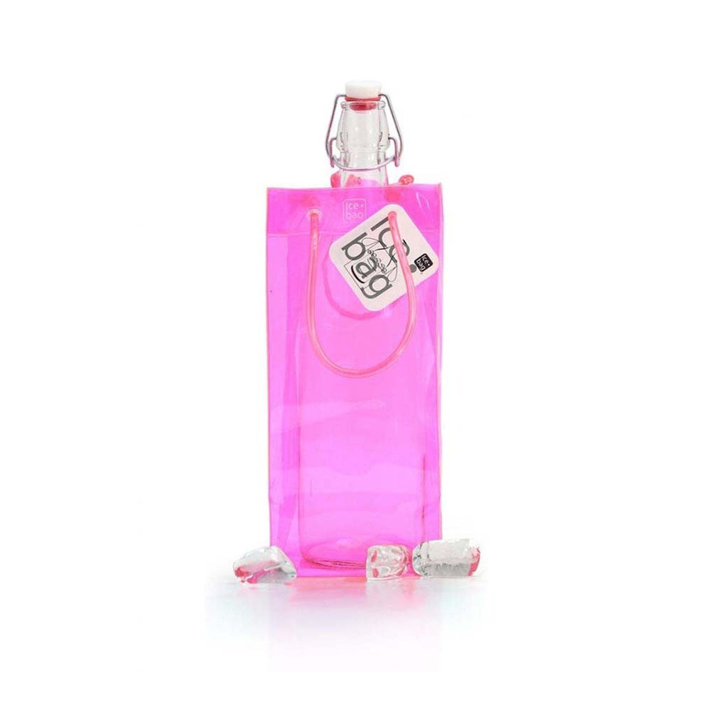 Ice Bag Basic Pink 11+11 x 25.5 Cm /6