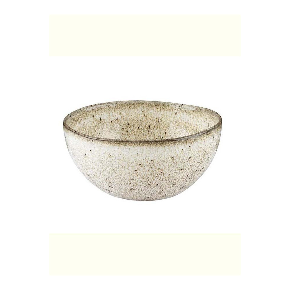 Stylepoint Netherlands Q Authentic Stone White Dip Bowl, 245 Ml