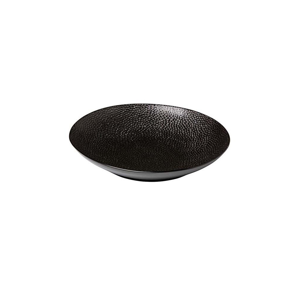 Stylepoint Netherlands Coupe Pasta Plate Honeycomb Black, 25.5 Cm