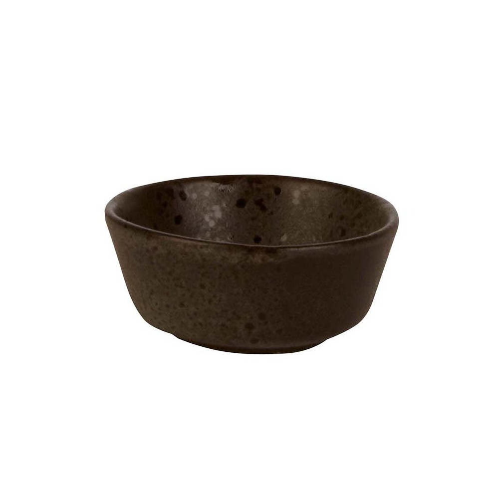 Stylepoint Netherlands Q Authentic Stone Black Sauce Bowl, 8 Cm