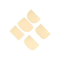 Eurochef Set Of 4 Scrapers + 1 Comb