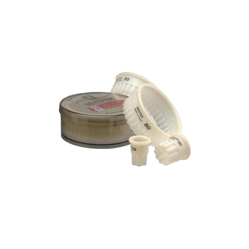 Eurochef Exoglass Box Of 9 Ribbed Round Cutters