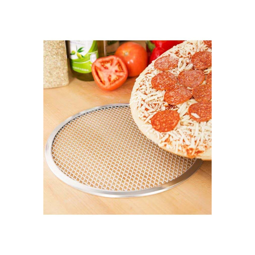Eurochef Round Pizza Grill Aluminium
