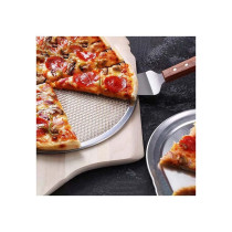 Eurochef Round Pizza Grill Aluminium, Silver