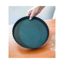 Eurochef Exopan Fluted Tart Mould With Removable Bottom, Green
