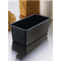 Eurochef Exoglass Non-Stick Rectangular Cake And Bread Mould, Black