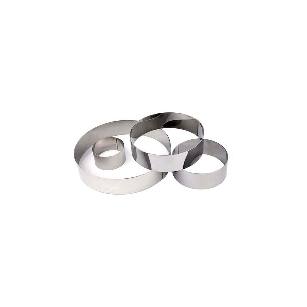 Eurochef Round Ring Layered Or Sponge Cake Stainless Steel