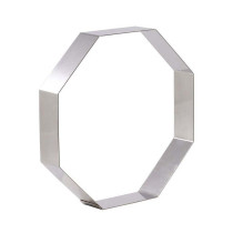 Eurochef Octogonal Ring Layered Or Sponge Cake Stainless Steel