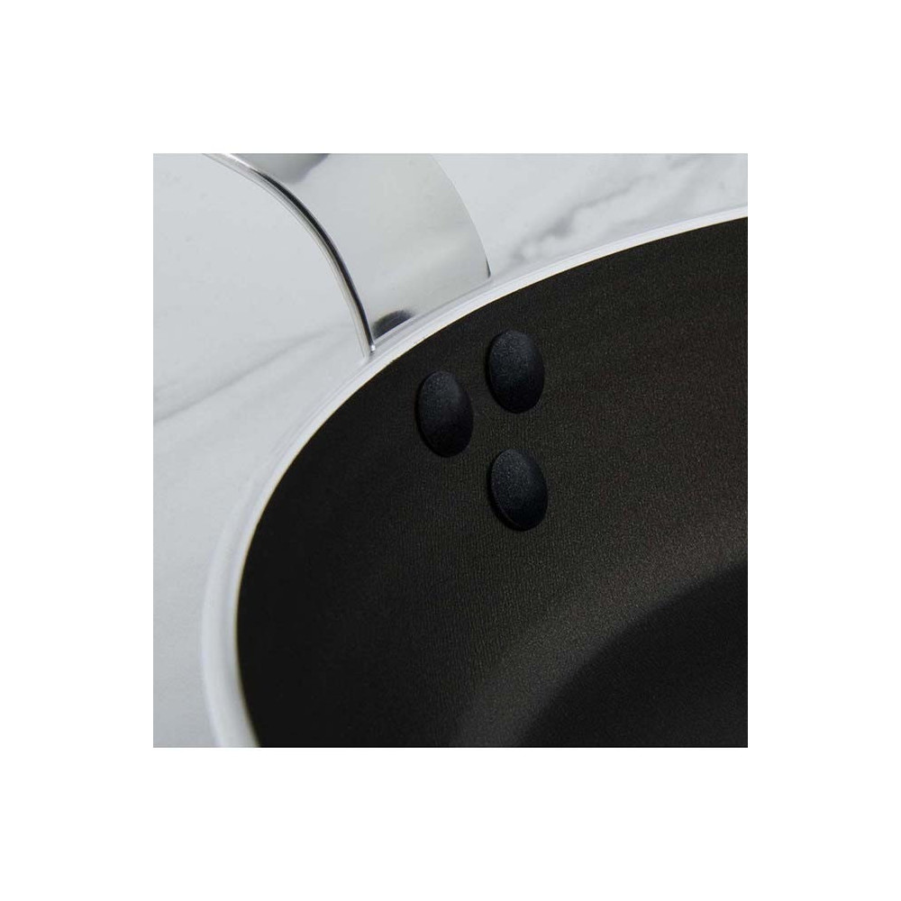Eurochef Professional Non Stick Frying Pan Aluminium With 4 Layers Non Stick Coating, 28 Cm