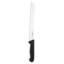 Giesser Miesser Bread Knife Wavy Edge Black Handle