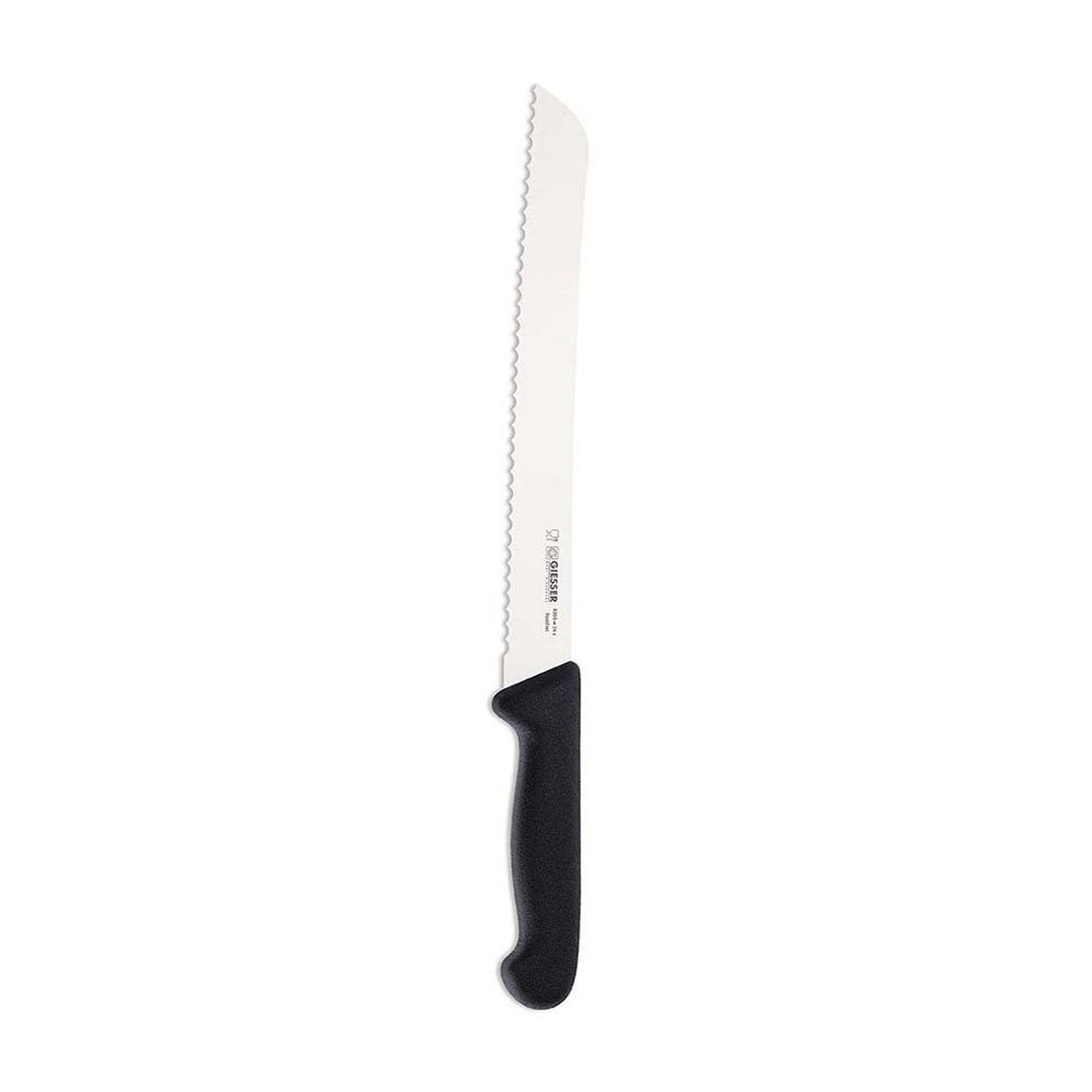 Giesser Miesser Bread Knife Wavy Edge Black Handle