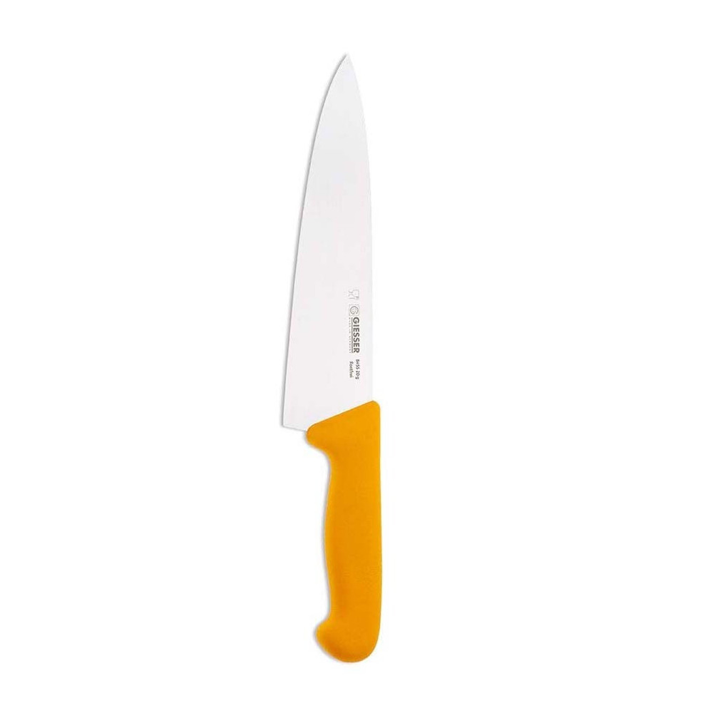 Giesser Miesser Chefs Knife 20 Cm Yellow Handle