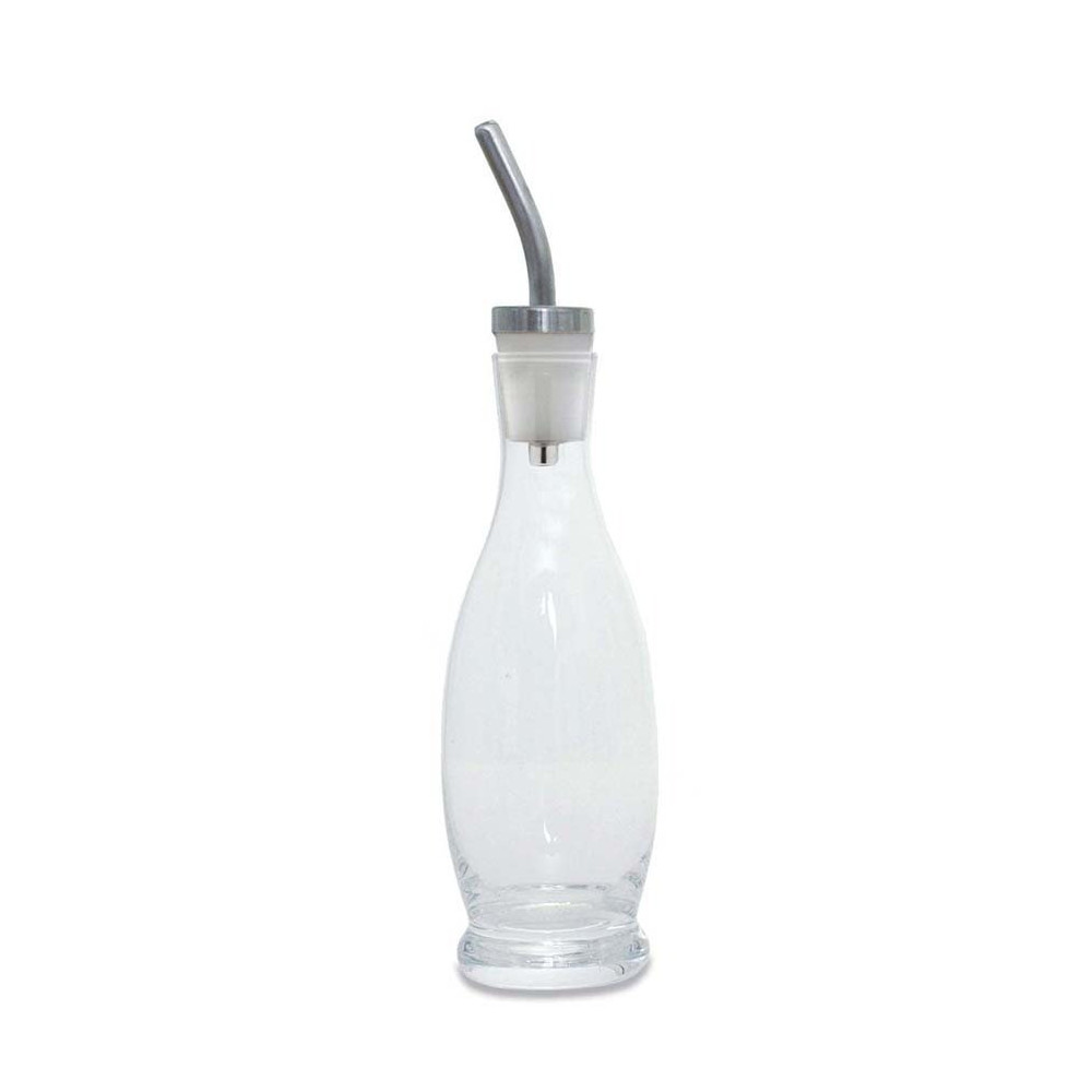 Fortessa USA Glass Rosmarino Oil Cruet With Steel Lid, 237 Ml