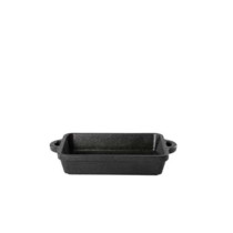 Fortessa USA Cast Iron Mini Rectangular Cassolette Black