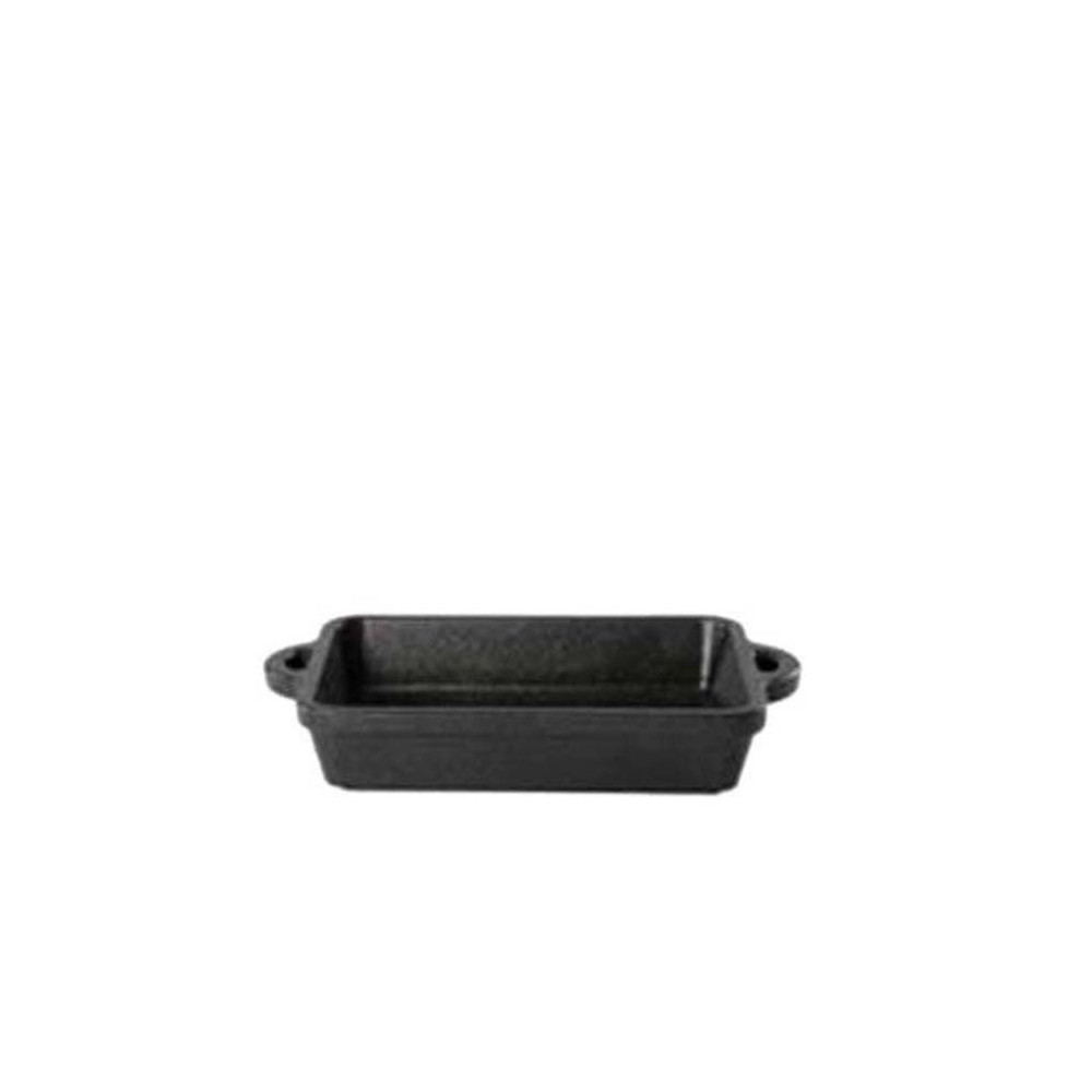 Fortessa USA Cast Iron Mini Rectangular Cassolette Black
