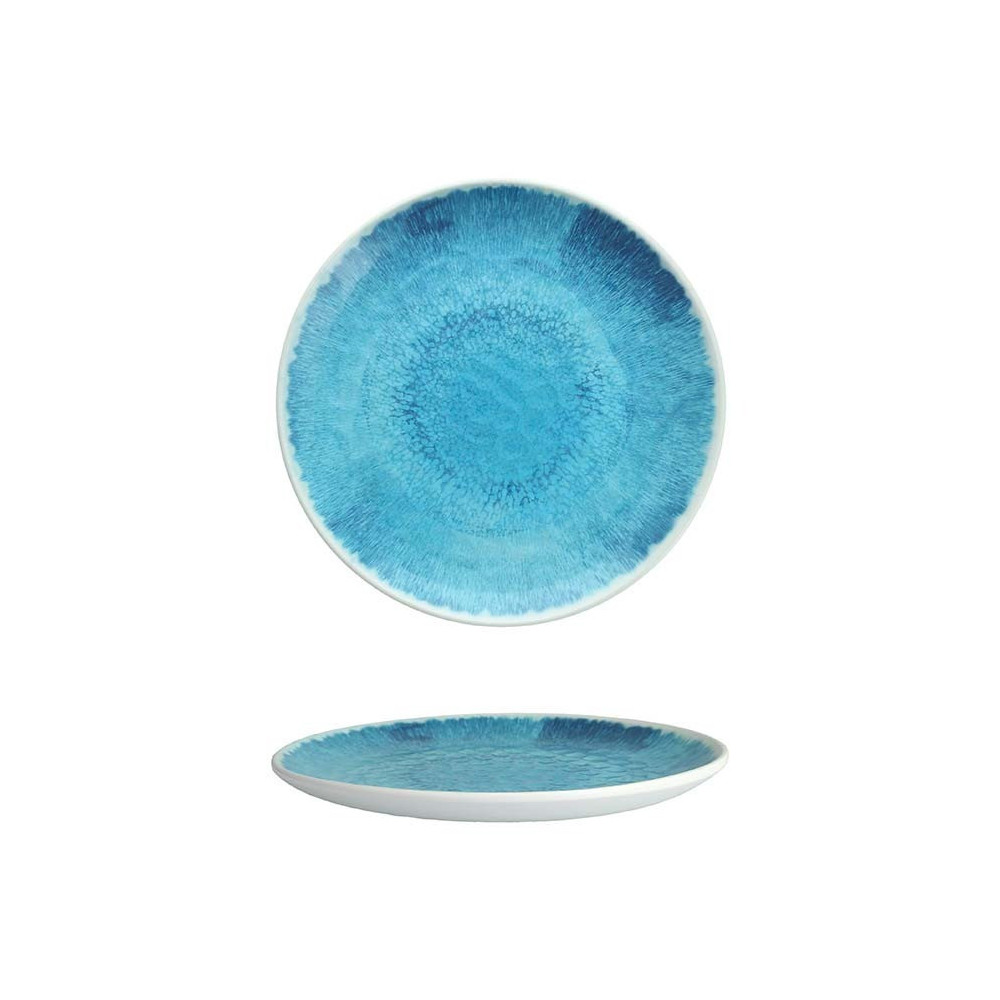 Fortessa USA Flora Blue Dinner Plate 9 (22.9Cm)
