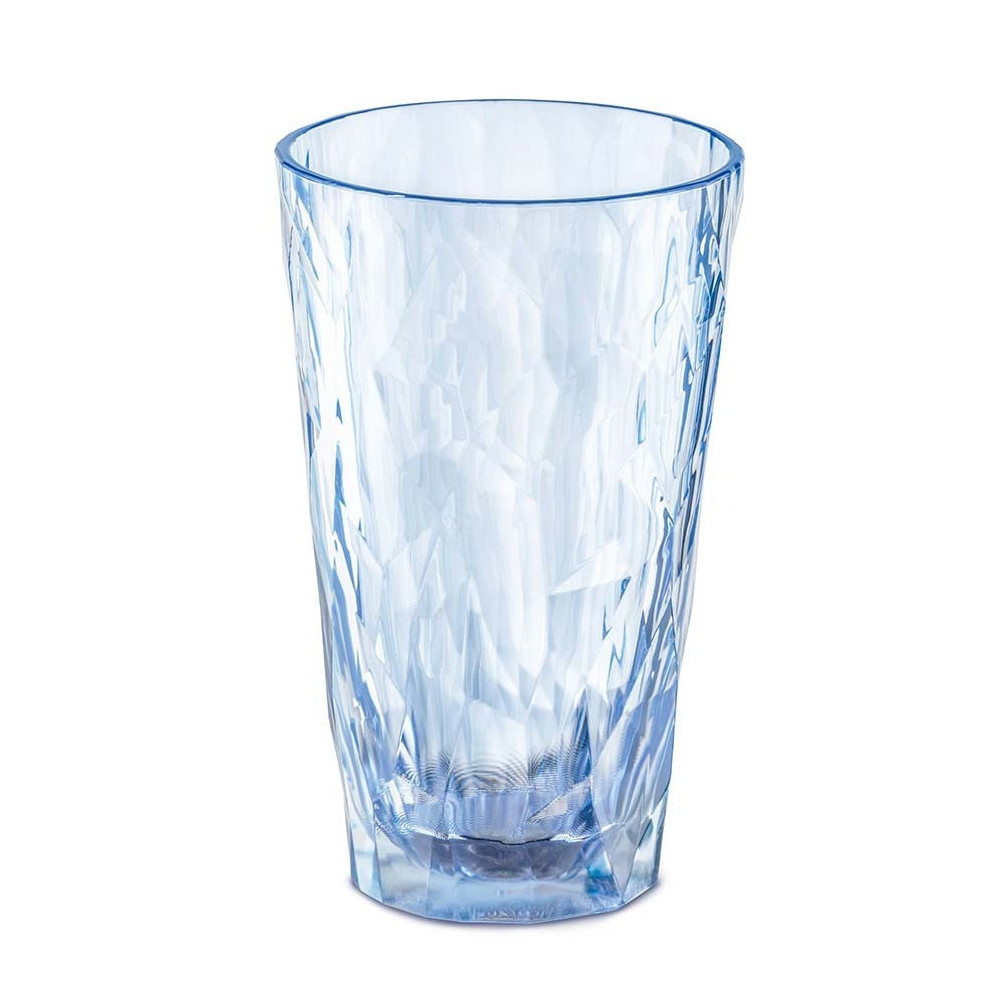 Koziol Germany Club No 6 Tumbler Transparent Aquamarine Capacity 400 Ml