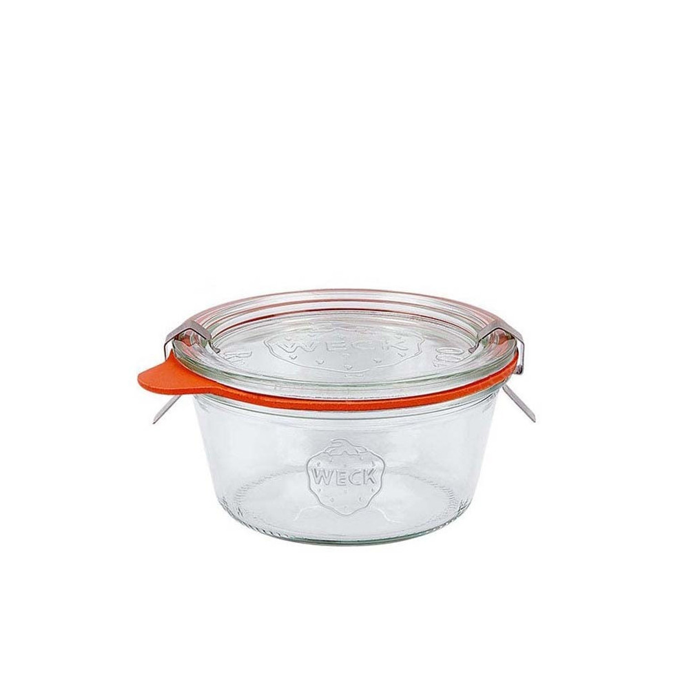 Weck Jar With Lid, Clip And Rubber, 290 Ml