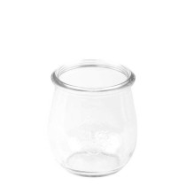 Weck Mini Tulipe Jar Without Lid, 220Ml, Pack Of 12