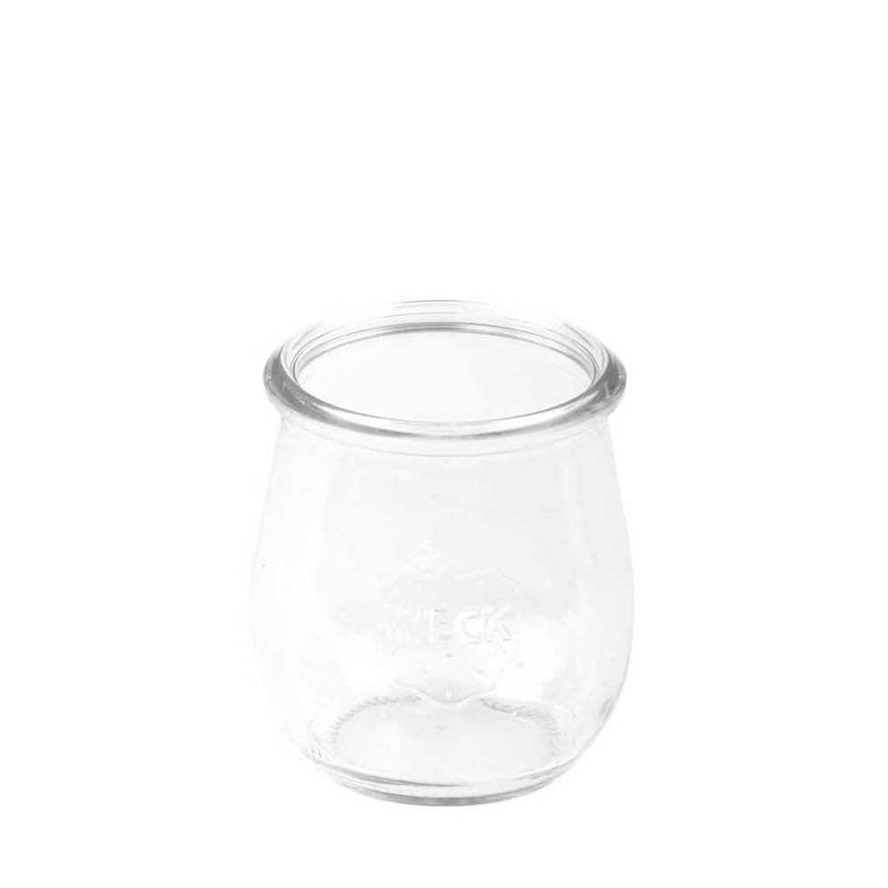 Weck Mini Tulipe Jar Without Lid, 220Ml, Pack Of 12