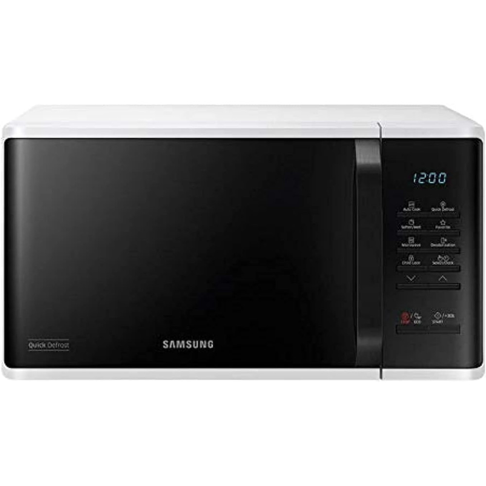 Samsung 23 Liters Solo Microwave With Quick Defrost, White - MS23K3513AW