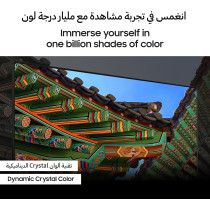 Samsung Smart TV, Crystal UHD, DU8000, 55 Inch, 2024, Dynamic Crystal Color, 4K Upscaling, Samsung TV Plus, AirSlim Design, Titan Gray, UA55DU8000UXZN