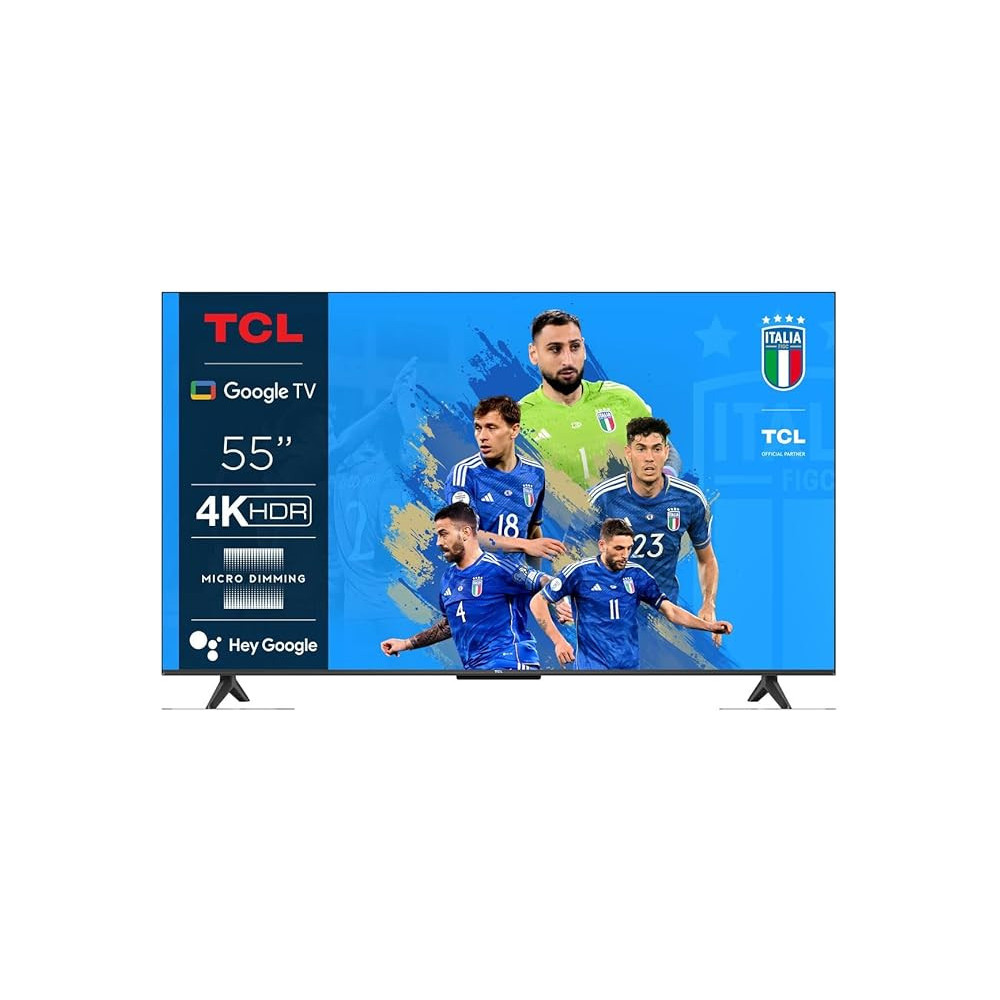 TCL 55 Inch 4K Google Smart LED TV, 55P61B