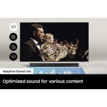 Samsung 3.1Ch Wireless Soundbar with Dolby Digital/DTS Virtual:X In Built Subwoofer Bluetooth Connectivity HW-B650/ZN, 2022 Model