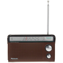 Panasonic 3 Band Portable Radio (Model: RF-562DGC1-K), Brown