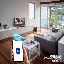 Sony HT-S20R 5.1Ch 400W Real Surround Soundbar with Dolby Digital Bluetooth Connectivity For Music Streaming Home Cinema System, Black