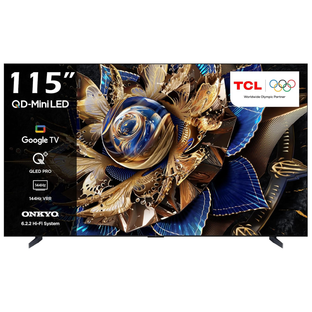 TCL 115 Inch QD-Mini LED-4K Smart Google TV, 115X955-MAX
