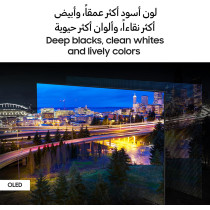 Samsung Smart TV, OLED, S90D, 65 Inch, 2024, NQ4 AI Gen2 Processor, OLED HDR+, Samsung TV Plus, Graphite Black, QA65S90DAUXZN