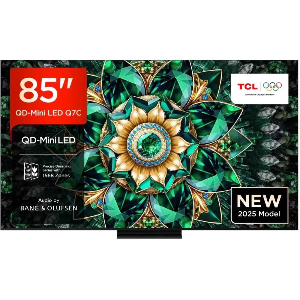 TCL 85 Inch 4K QD-Mini LED Google Smart TV, 85Q7C