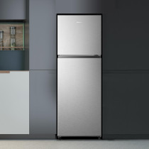 Hisense RT418N4ASU Top Mount Refrigerator 320L Net Capacity, Twist ice maker, No Frost, Moisture Fresh Crisper, LED interior Light, Deodorizing Filter, Multi Air Flow, Silver