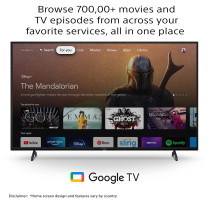 Sony BRAVIA 43 Inch TV 4K UHD High Dynamic Range Smart Google TV - KD-43X75K