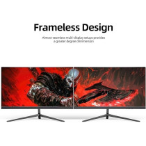 Sunmama 27 Inch Computer Monitor 2K, 165HZ Curved Gaming Computer Monitor 2560 x 1440, 1MS PC Display Frameless Full HD With HDIM Display Port Eye Care Monitor