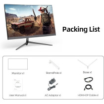 Sunmama 27 Inch Computer Monitor 2K, 165HZ Curved Gaming Computer Monitor 2560 x 1440, 1MS PC Display Frameless Full HD With HDIM Display Port Eye Care Monitor