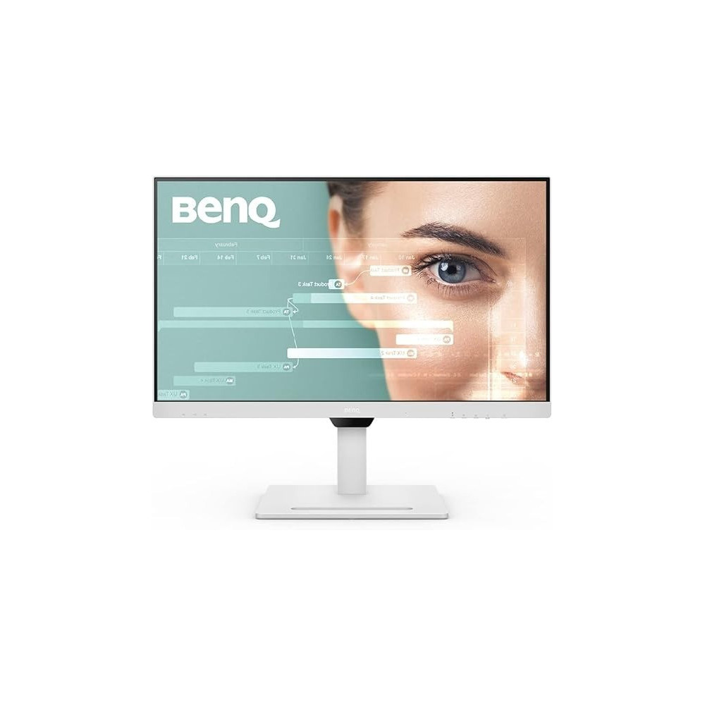 BenQ 27 Inch IPS QHD USB-C Ergo Eye-Care Monitor, White