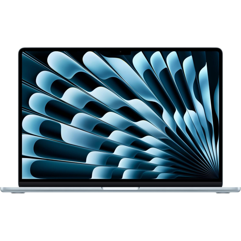 Apple 2025 MacBook Air 15inch, M4 chip 512GB with 10core CPU and 10core GPU, 16GB Unified Memory, Silver MC7C4 English, International Version 1 Year Warranty