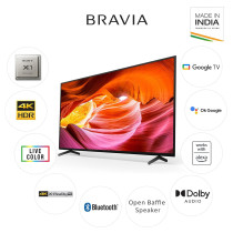 Sony BRAVIA 65 Inch TV 4K UHD High Dynamic Range Smart Google TV, KD-65X75K