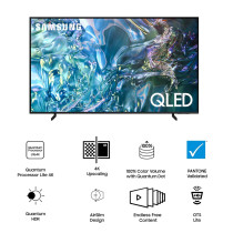 Samsung 55 Inch QLED Smart TV, Neural Quantum Processor, HDR, 4K Lite Resolution, QA55Q60