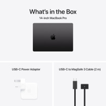 Apple 2024 MacBook Pro 14inch M4 chip with 1TB, 10core CPU and 10core GPU 24GB Unified Memory, Silver MCX14, International Version 1 Year Warranty