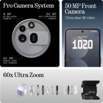 Nothing Phone 3A Pro 5G 256 GB 12 GB RAM Grey Dual Sim Smartphone
