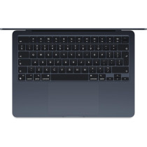 Apple MacBook Air 13 Inch, M3 Chip With 8-core CPU and 10-core GPU, 16GB RAM, 512GB SSD, Midnight, English MXCV3, International Version 1 Year Warranty