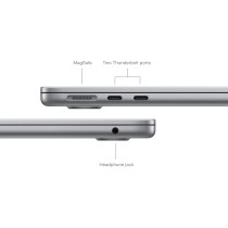 Apple 2024 MacBook Air 13inch, M3 chip with 512GB 8‑core CPU and 10‑core GPU, 24GB Unified Memory, MC8M4 Space Gray International Version 1 Year Warranty